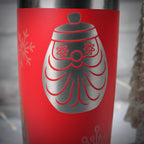 Mid Century Modern Santa Tumbler – Holt Howard Inspired Laser Engraved Christmas Travel Mug