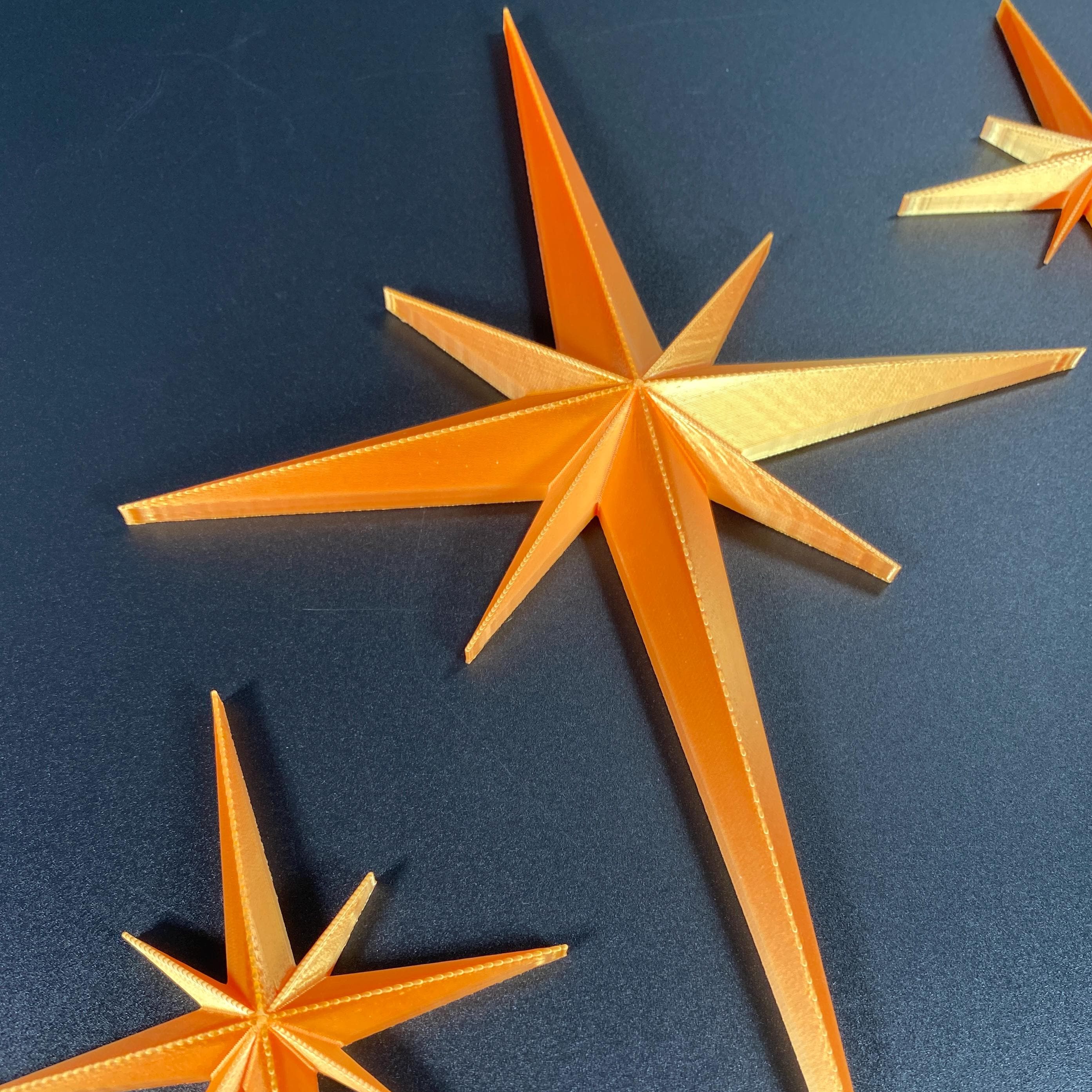 AtomCat Starburst Series – Retro Atomic Wall Decor – Magnetic MCM Starburst Set – 3 Piece Mid Century Modern Accent Set