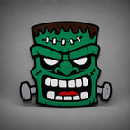 Franky Halloween Acrylic Wall Art – Retro Frankenstein Monster Décor – Spooky 12x12 Acrylic Halloween Sign