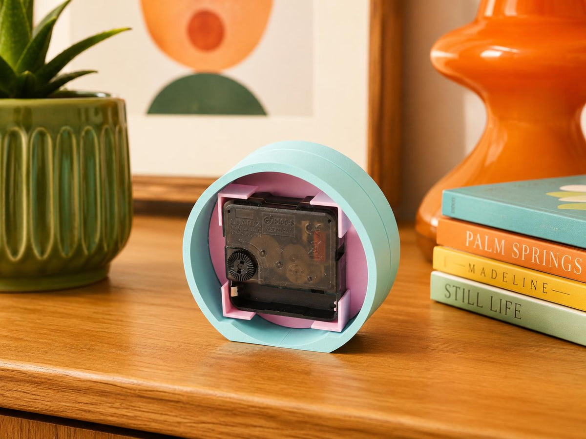 Poolside Pop Dot Clock