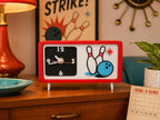 Retro Bowling Clock - Desk and Tabletop