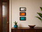 Atomic Triptych Acrylic Wall Art