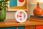 Peppermint Pop Dot Clock
