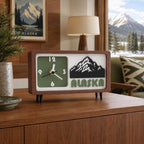 Alaskan Tribute Clock - Desk and Tabletop