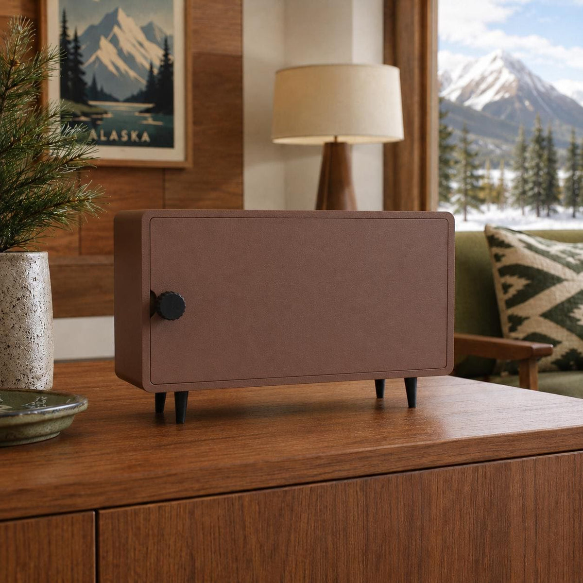 Alaskan Tribute Clock - Desk and Tabletop