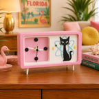 Atomic Kitty Clock - Desk and Tabletop