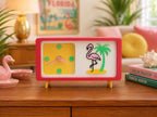 Flamingo Vibe Clock - Desk and Tabletop