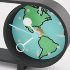 Terra Luna Capsule Clock - Desk and Tabletop