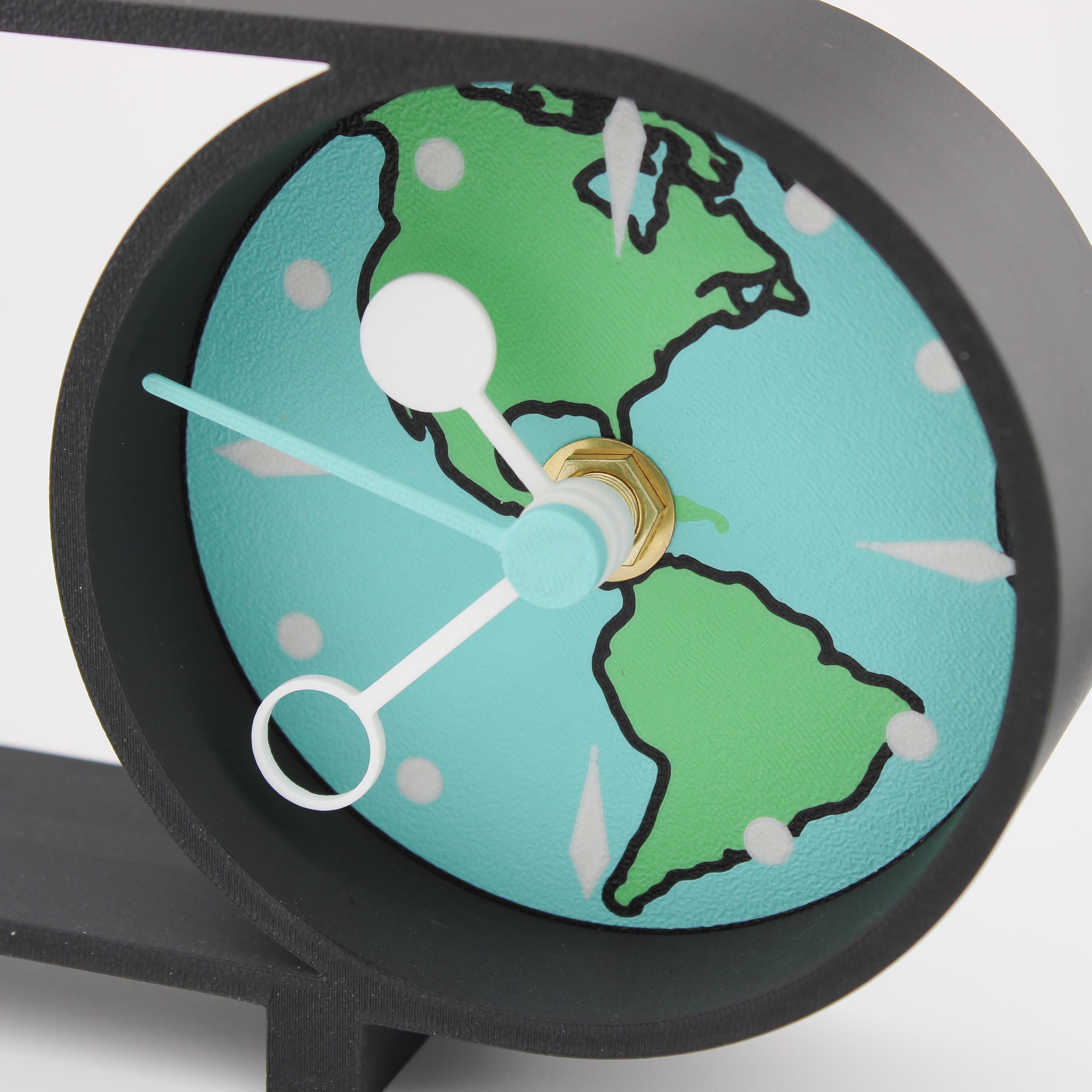 Terra Luna Capsule Clock - Desk and Tabletop