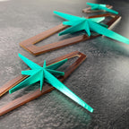AtomCat StarSigns | 3-Piece Mid-Century Modern Wall Art Set Or Single Pieces (Customizable Colors)