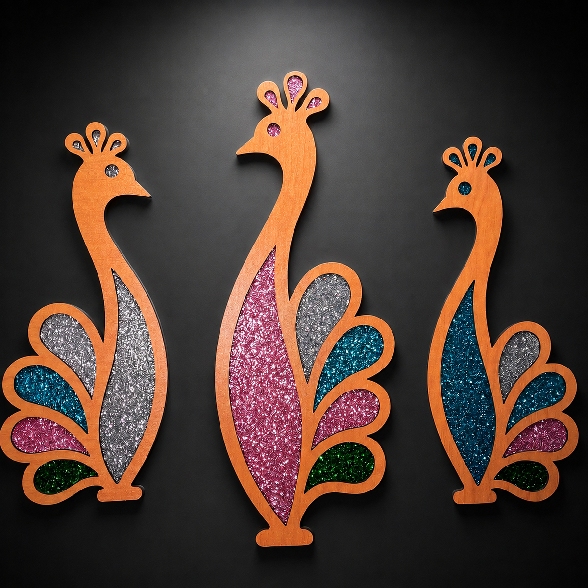 Glitter Critter - Peacocks