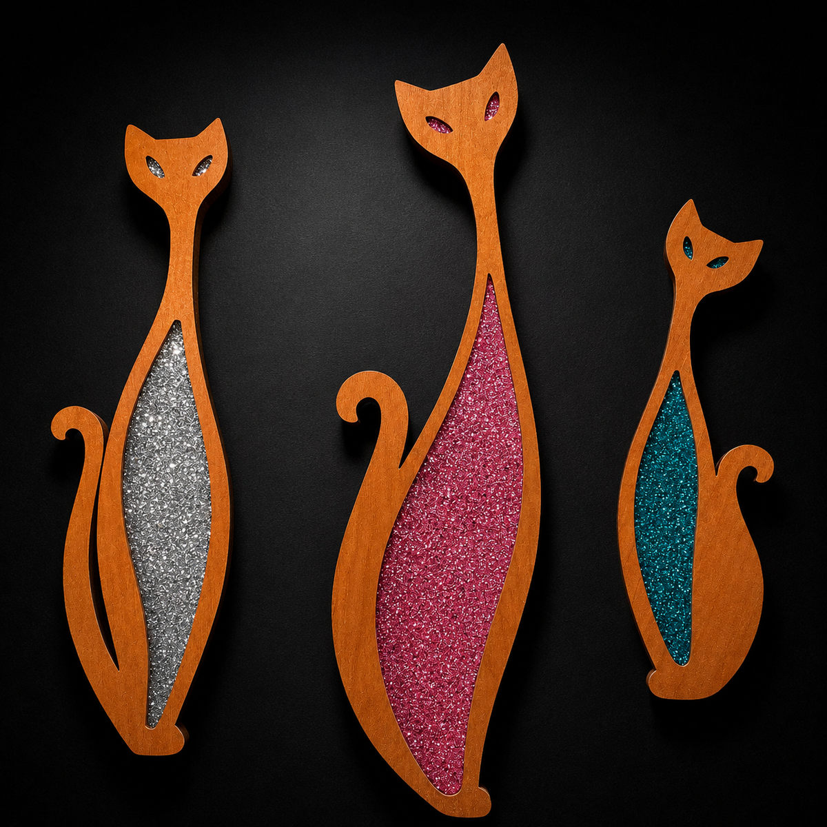 Glitter Critter - Kitty Trio