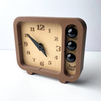 Block Clocks – Brown