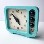 Block Clocks – Arctic Teal