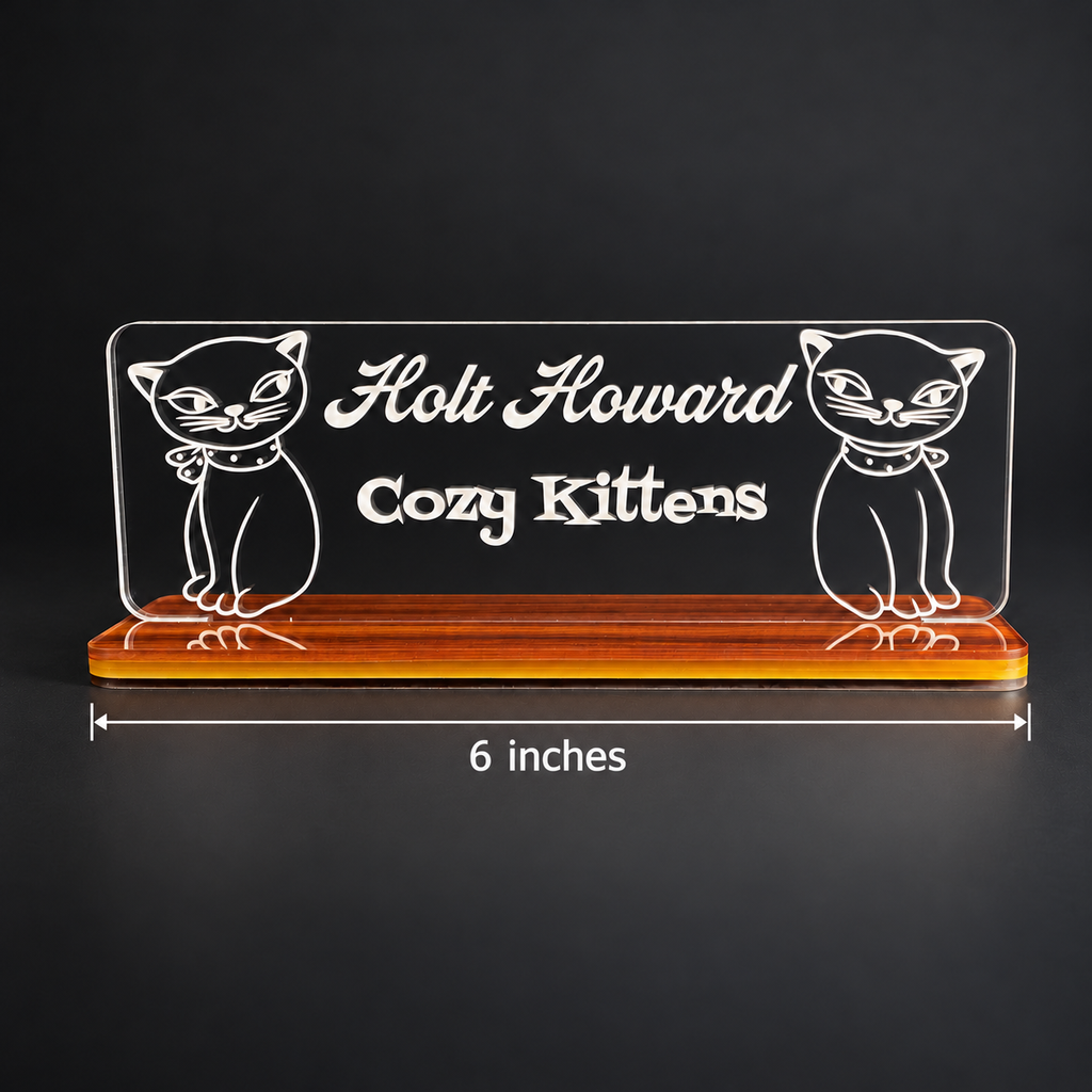 Holt Howard Cozy Kitten Shelf Tag