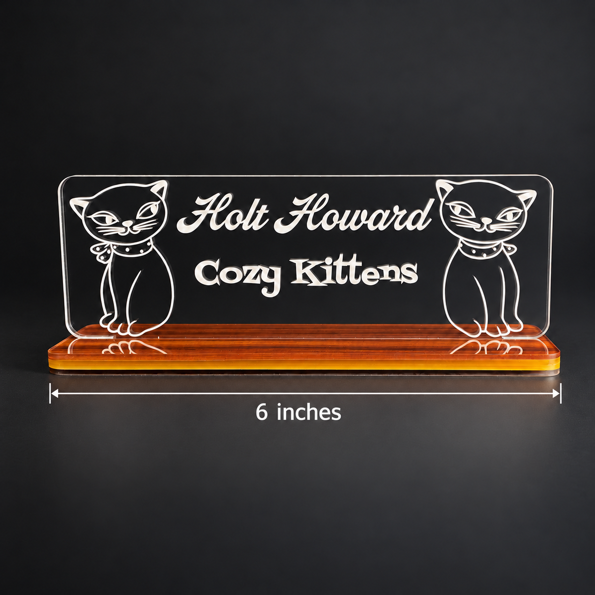 Holt Howard Cozy Kitten Shelf Tag