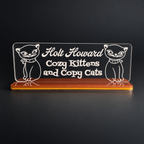 Holt Howard Cozy Kitten And Copy Cats Shelf Tag