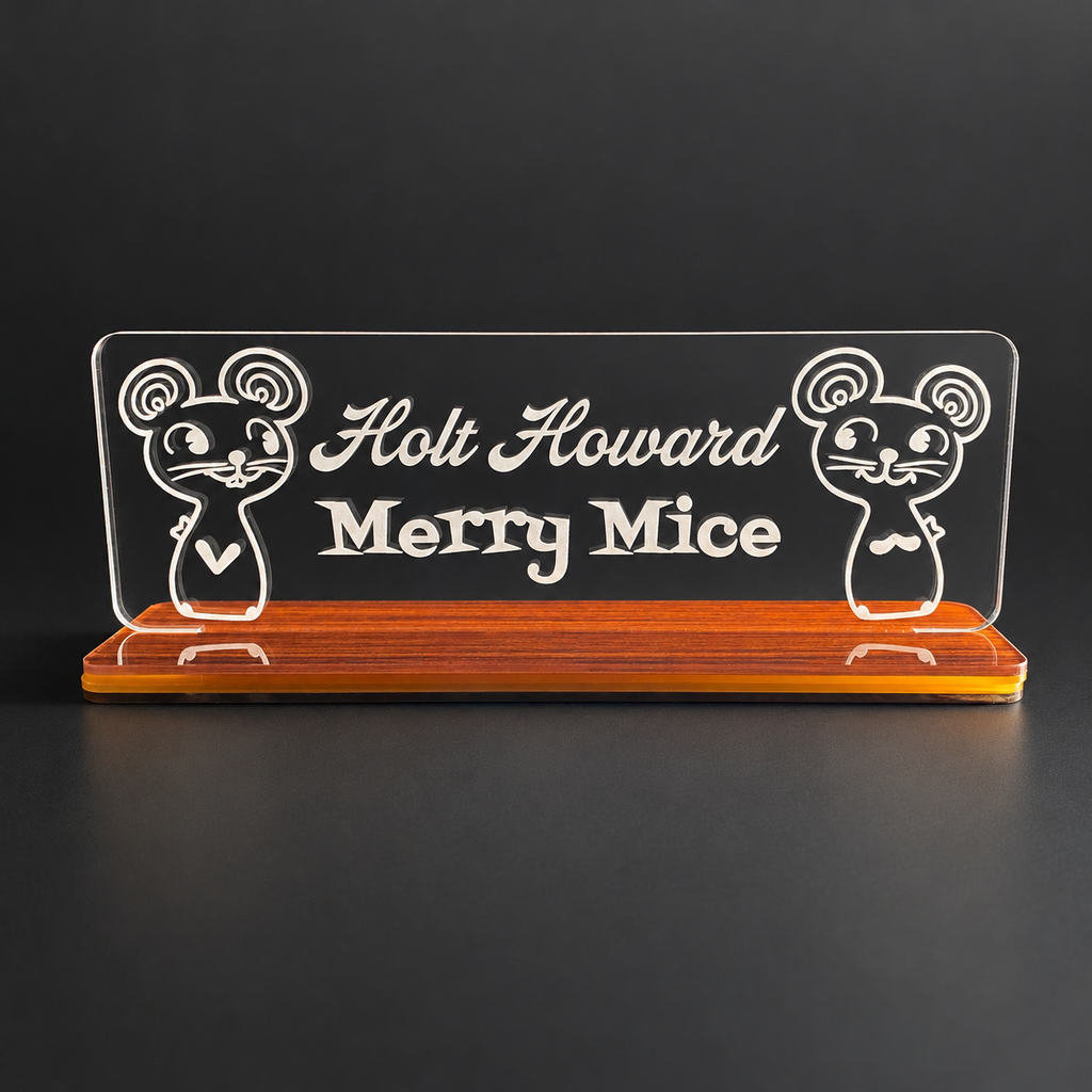 Holt Howard Merry Mice Shelf Tag