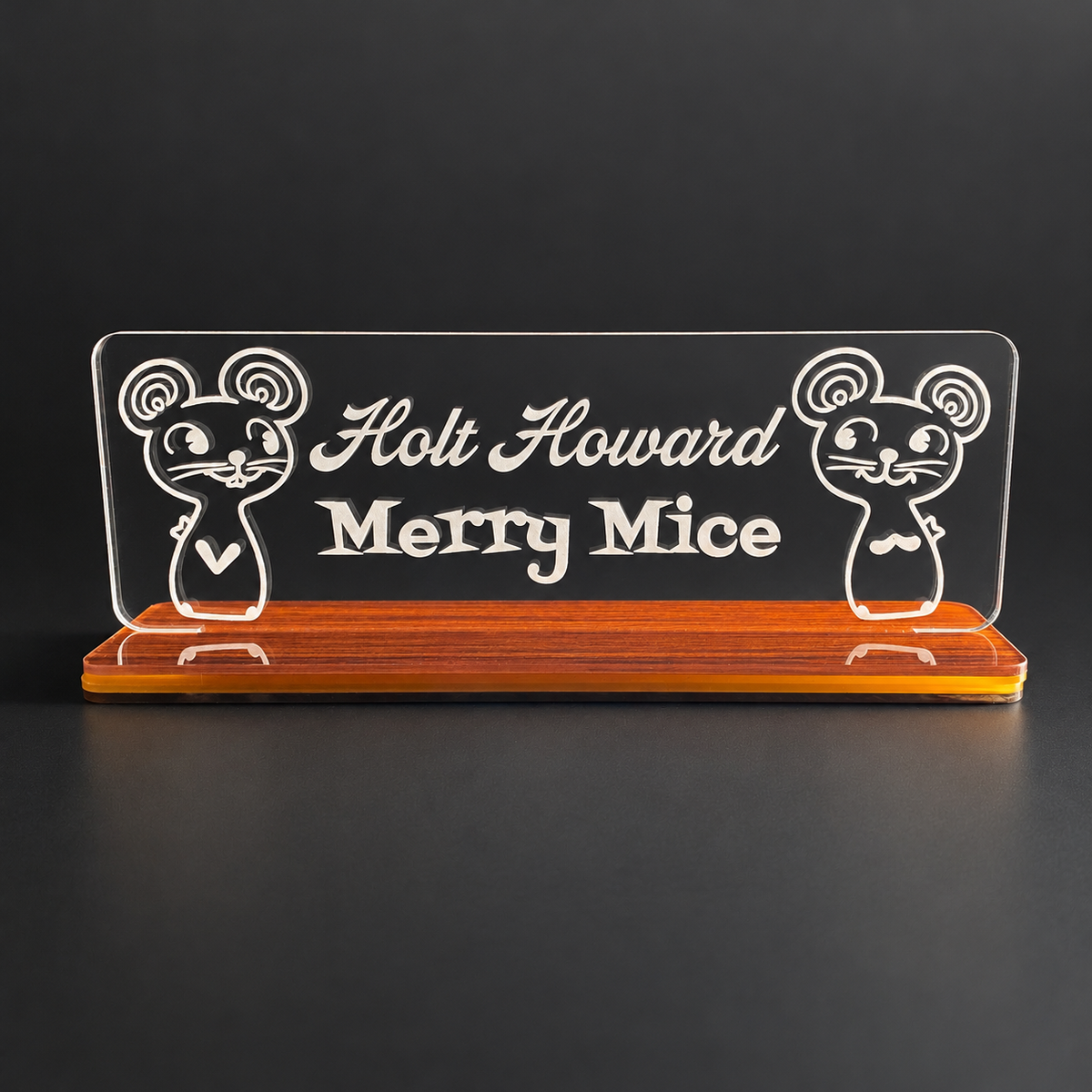 Holt Howard Merry Mice Shelf Tag