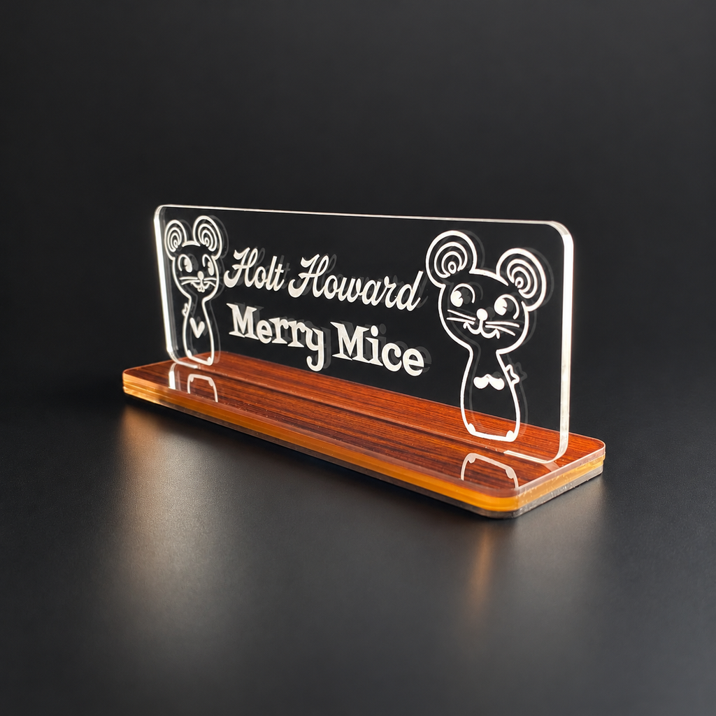 Holt Howard Merry Mice Shelf Tag