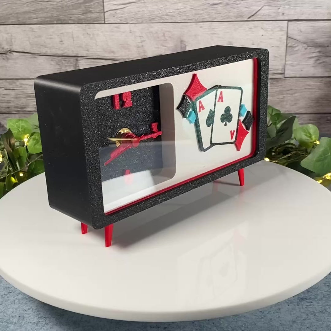 High Roller Clock - Desk and Tabletop