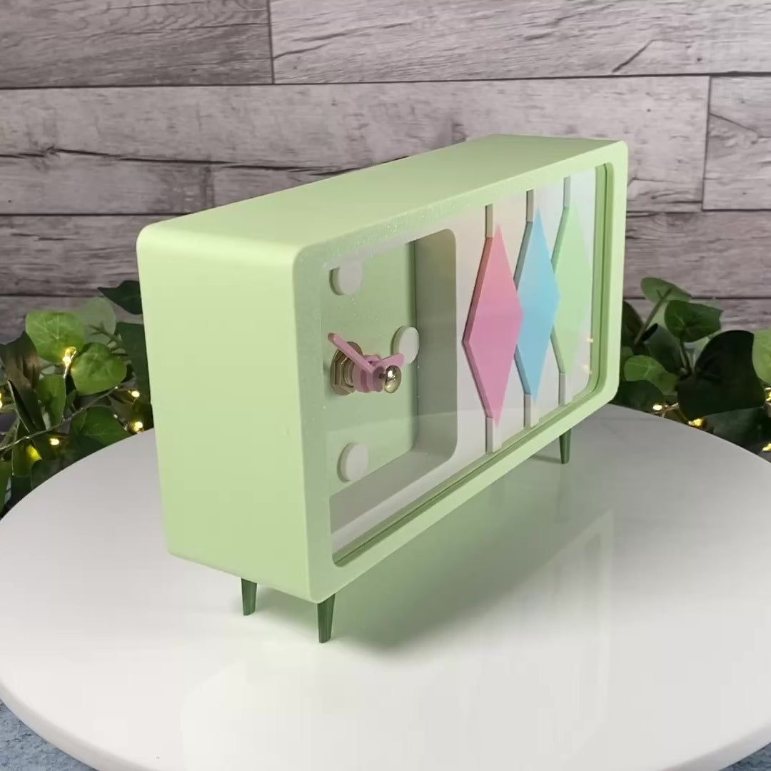 Diamonds Design Clock - Desk and Tabletop