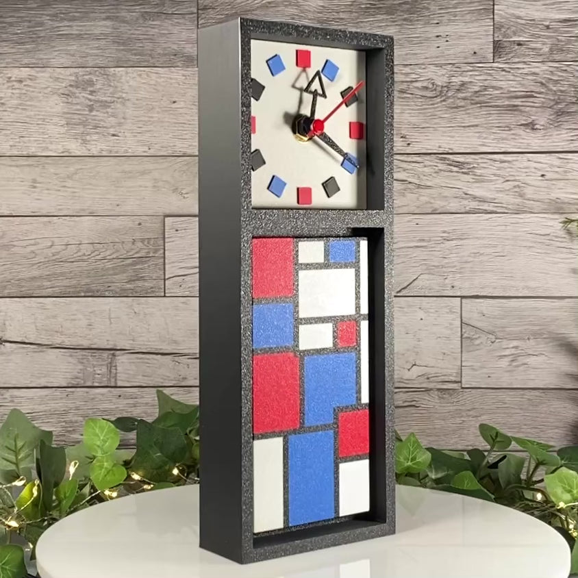 Primary Moderne Clock - Desk, Tabletop, Wall