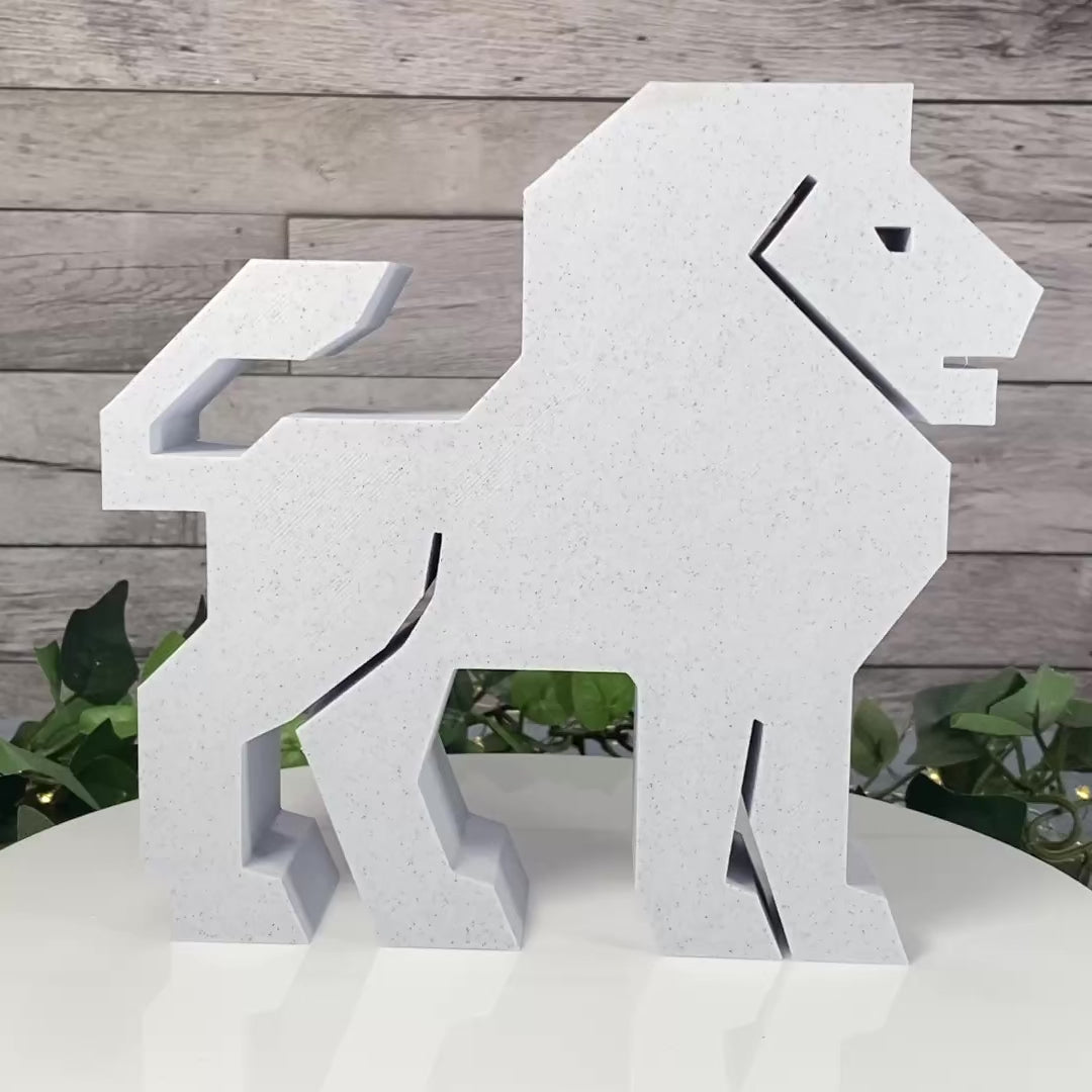 Mane Attraction Geometric Art Piece