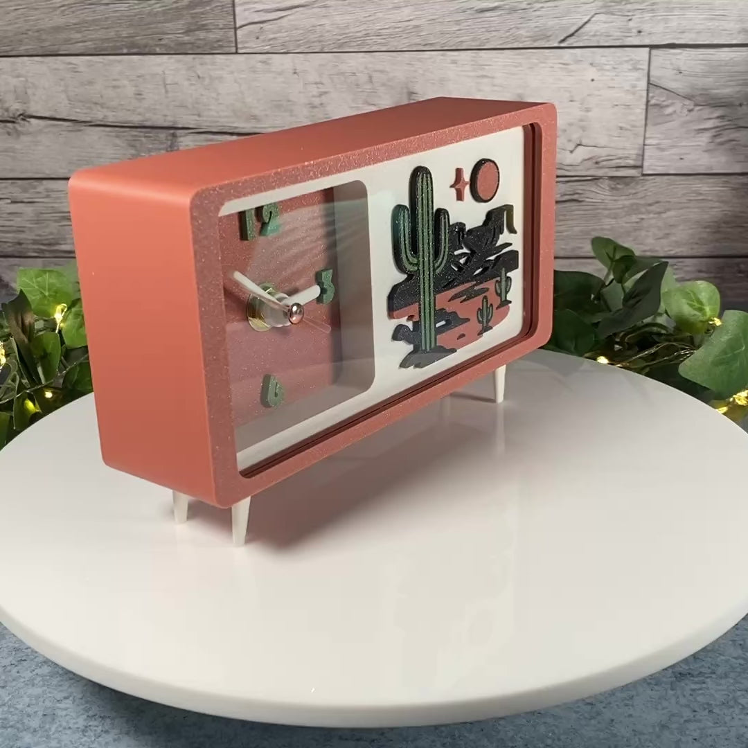 Southwestern Sun Clock - Desk and Tabletop