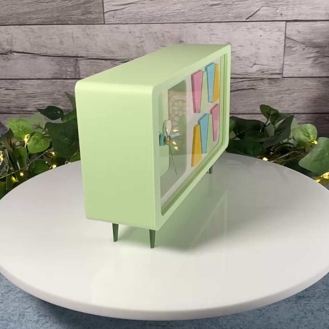 Pastel Parade Clock - Desk and Tabletop
