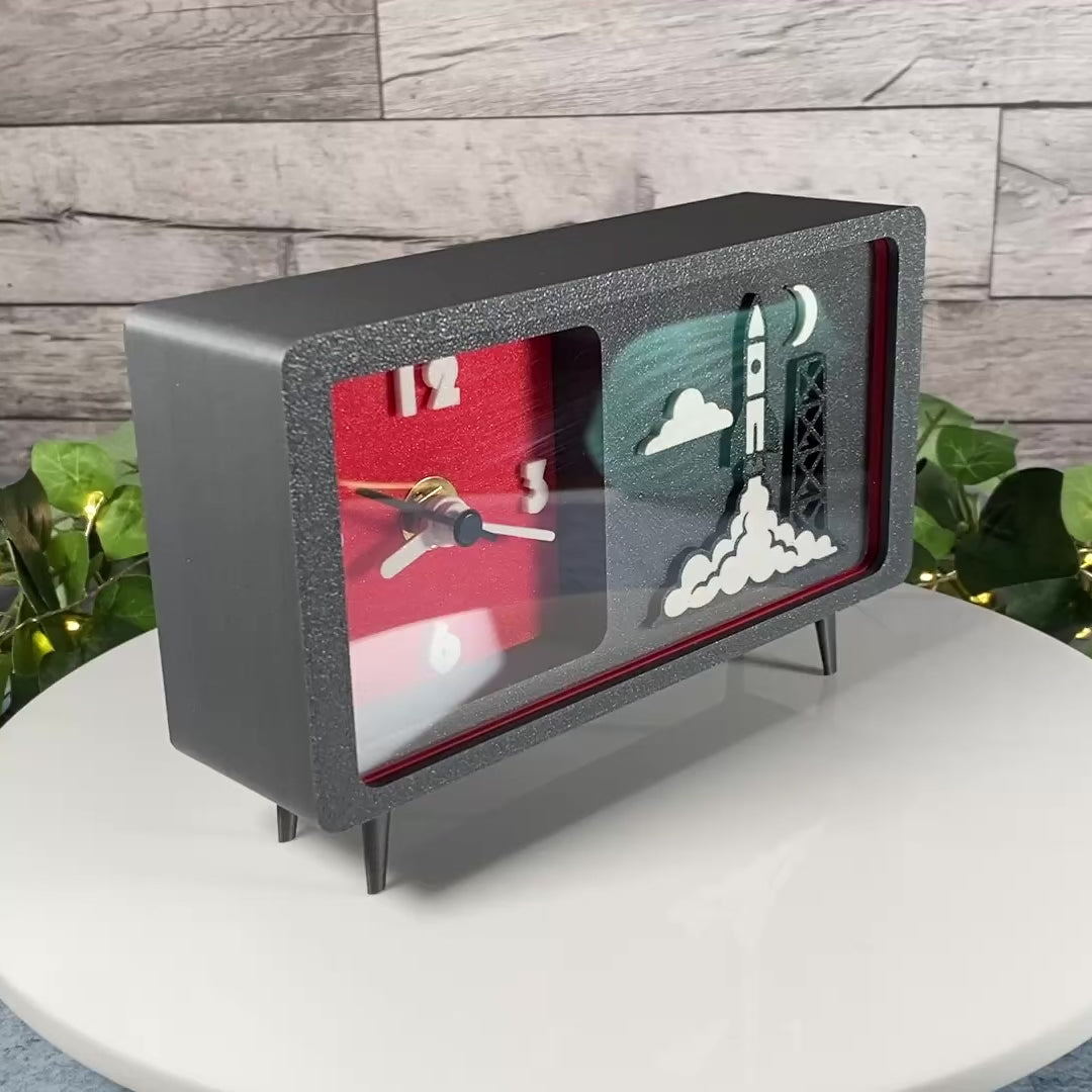 Night Launch Clock - Desk and Tabletop