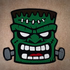 Franky Halloween Acrylic Wall Art – Retro Frankenstein Monster Décor – Spooky 12x12 Acrylic Halloween Sign