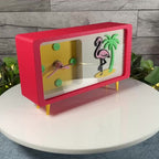Flamingo Vibe Clock - Desk and Tabletop