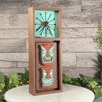 Tiki Totem Clock - Desk, Tabletop, Wall