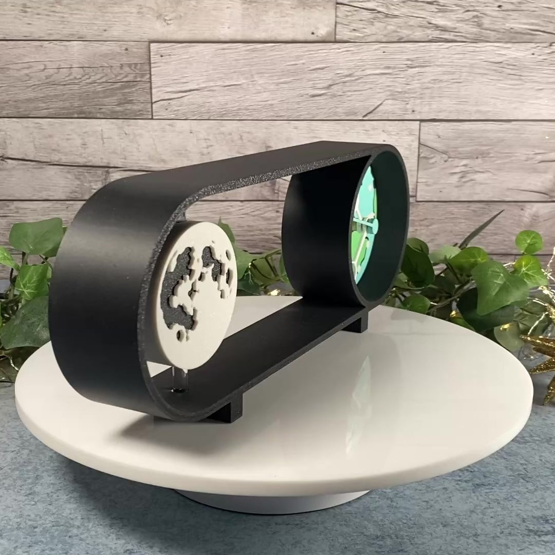Terra Luna Capsule Clock - Desk and Tabletop